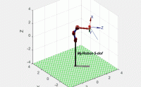 五自由度diy机械臂空间插补算法(直线和圆弧)简单测试